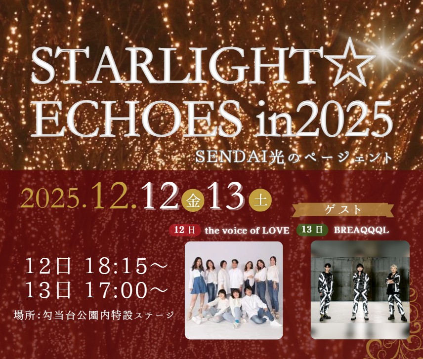 2025 SENDAI光のページェント